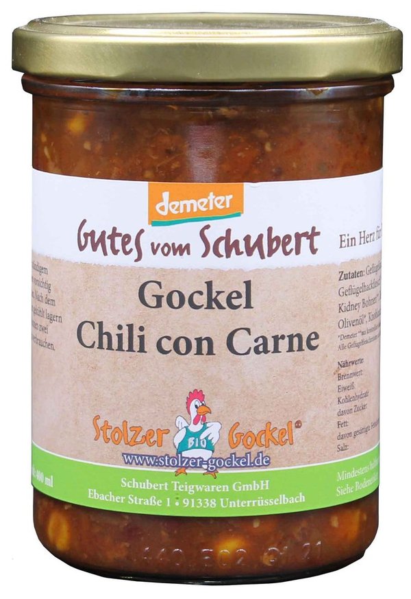 Demeter Gockel-Chili con Carne 400ml